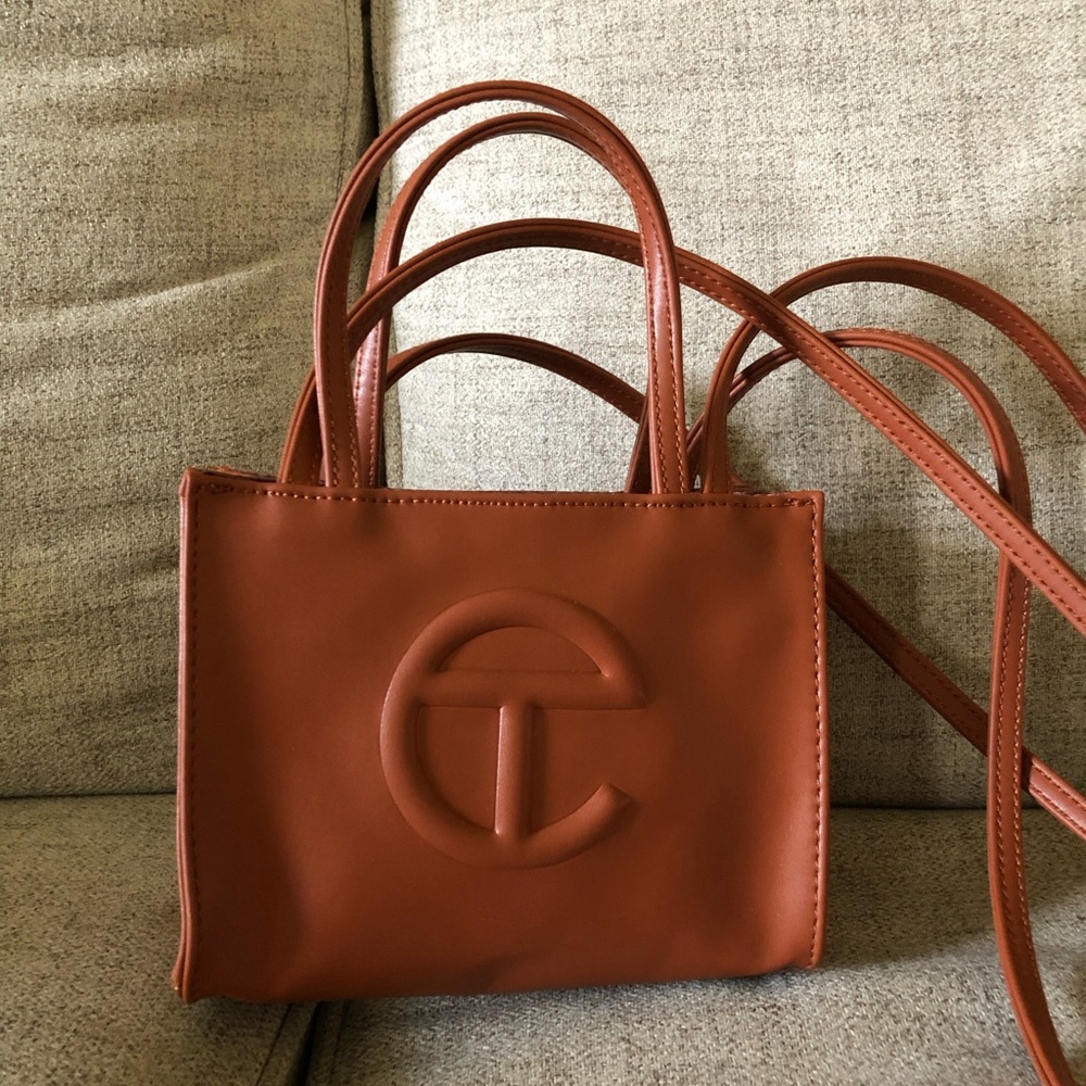 Small Tan Telfar bag